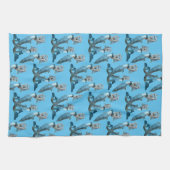 Mermaids Beach Kitchen Hand Towel Theedoek (Horizontaal)