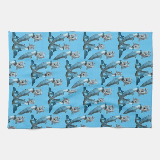 Mermaids Beach Kitchen Hand Towel Theedoek (Horizontaal)