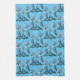 Mermaids Beach Kitchen Hand Towel Theedoek
