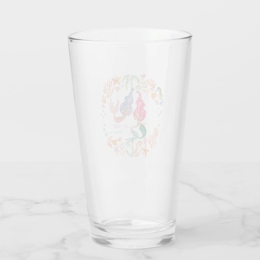 Mermaids Best Friends Forever BFF - persoonlijk Glas (Achterkant)
