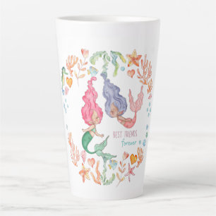 Mermaids Best Friends Forever BFF - persoonlijk Latte Mok