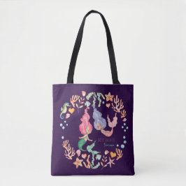 Mermaids Best Friends Forever BFF - persoonlijk Tote Bag