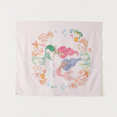 Mermaids Best Friends Forever BFF - persoonlijk Wandkleed (Voorkant (horizontaal))
