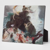 Mermaids bij Play, 1886 (olie op canvas) Fotoplaat (Zijkant)