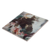 Mermaids bij Play, 1886 (olie op canvas) Tegeltje (Zijkant)