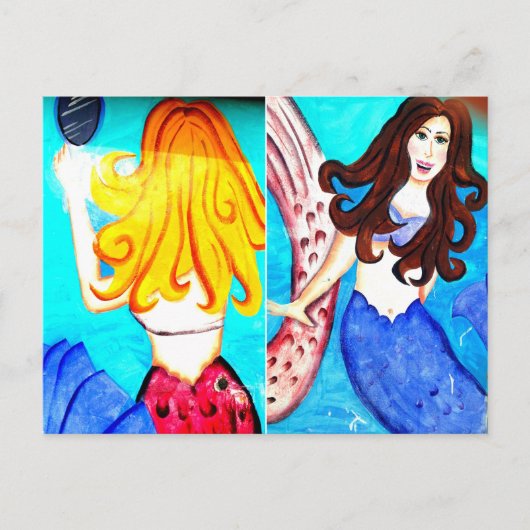 mermaids briefkaart (Voorkant)