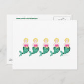 Mermaids Briefkaart (Voorkant / Achterkant)