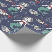 Mermaids Cadeaupapier (Hoek)