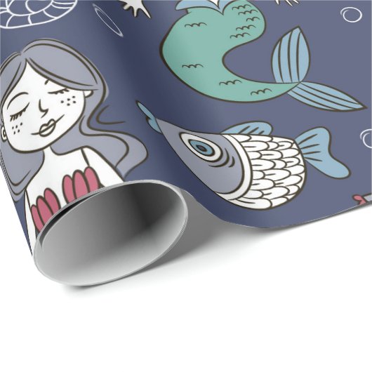 Mermaids Cadeaupapier (Rol Hoek)