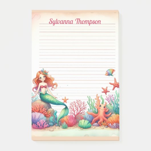 Mermaid's Cove Sticky Notes (Voorkant)