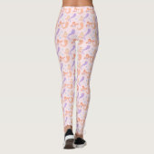 Mermaids | Cute Pastel Bubbles Patroon Leggings (Achterkant)