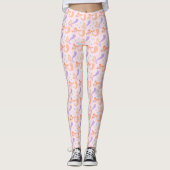 Mermaids | Cute Pastel Bubbles Patroon Leggings (Voorkant)
