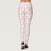 Mermaids | Cute Pastel Bubbles Patroon Leggings (Achterkant)