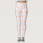 Mermaids | Cute Pastel Bubbles Patroon Leggings (Voorkant)