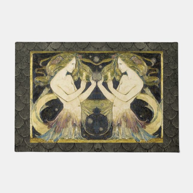 Mermaids Deuren Mat (Voorkant)