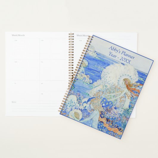 Mermaids die in de Blauwe Planner van de Golven sp (Display)