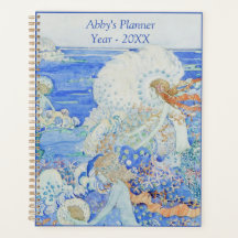 Mermaids die in de Blauwe Planner van de Golven sp