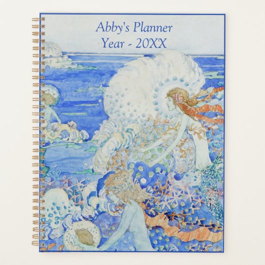Mermaids die in de Blauwe Planner van de Golven sp (Voorkant)