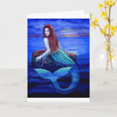 Mermaid's Dinner kaart (Gele Bloem)