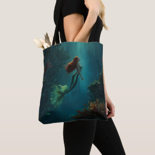 Mermaid's Dream Fantasy Art Onderwater Scene Tote Bag
