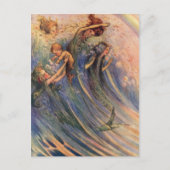 Mermaids en baby's briefkaart (Voorkant)