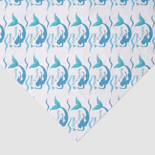 Mermaids- en margarita-artikelen tissuepapier (Detail)