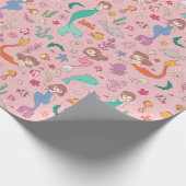 Mermaids- en onderwatervriendschapspapier cadeaupapier (Hoek)