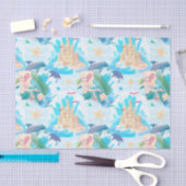 Mermaids en zandkasten tissuepapier (Craft)