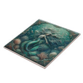 Mermaid's Enchanted Reef - Tijdloze Zeeen Tegel Tegeltje (Zijkant)