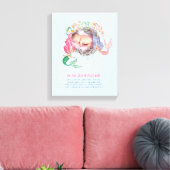 Mermaids FOTO New Baby Wall Art Keepslag Canvas Afdruk (Insitu (Woonkamer))