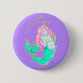 Mermaids Hate Misogyny Button (Voorkant)
