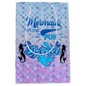 Mermaids hebben meer plezier medium cadeauzakje (Voorkant)