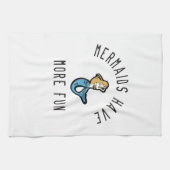 Mermaids hebben meer plezier theedoek (Horizontaal)