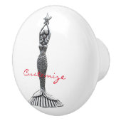 Mermaids Holding Stars Thunder_Cove Keramische Knop (Rechts)