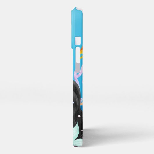 Mermaids iPhone 13 Pro Slim Fit Hoesje, glanzend iPhone Hoesje (Linkerkant)