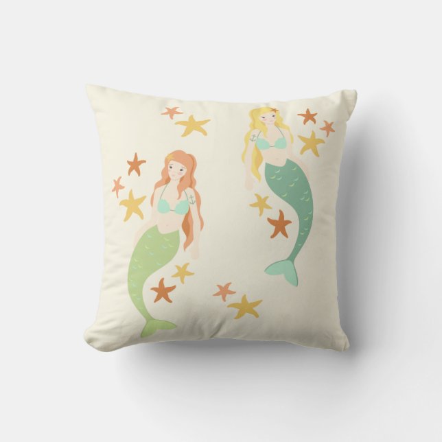 Mermaids Kussen (Voorkant)
