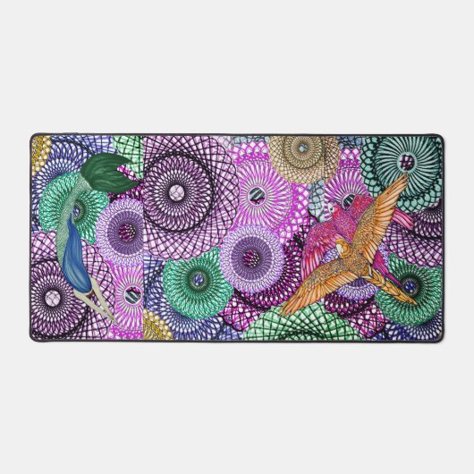 Mermaids Love Parrots Bureaumat (Voorkant)