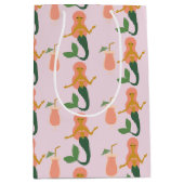 Mermaids + Mai Tais Medium Cadeauzakje (Voorkant)