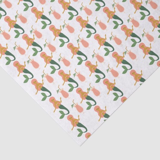 Mermaids + Mai Tais Tissuepapier (Detail)