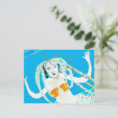 Mermaids met Dreadlocks Thunder_Cove Briefkaart (Staand voorkant)