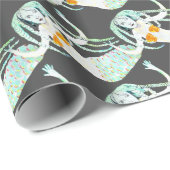 Mermaids met Dreadlocks Thunder_Cove Cadeaupapier (Rol Hoek)