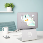 Mermaids met Dreadlocks Thunder_Cove Sticker (Laptop op bureau)