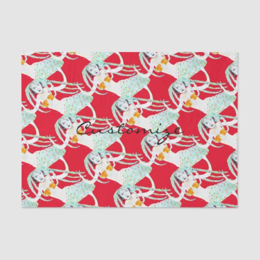 Mermaids met Dreadlocks Thunder_Cove Tissuepapier (Voorkant)