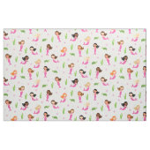 Mermaids Multiraciale Roze Stof (Fat Quarter)