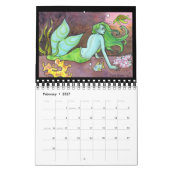 Mermaids of 2011 fantasy illustration art agenda kalender (Feb 2027)