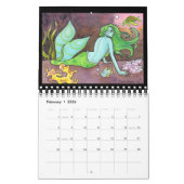 Mermaids of 2011 fantasy illustration art agenda kalender (Feb 2026)