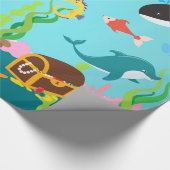 Mermaids of Color & Zee Life (Med./Lg. Afbeelding) Cadeaupapier (Hoek)