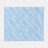 Mermaids & Pearls Patroon Fleece Deken (Voorkant (Horizontaal))