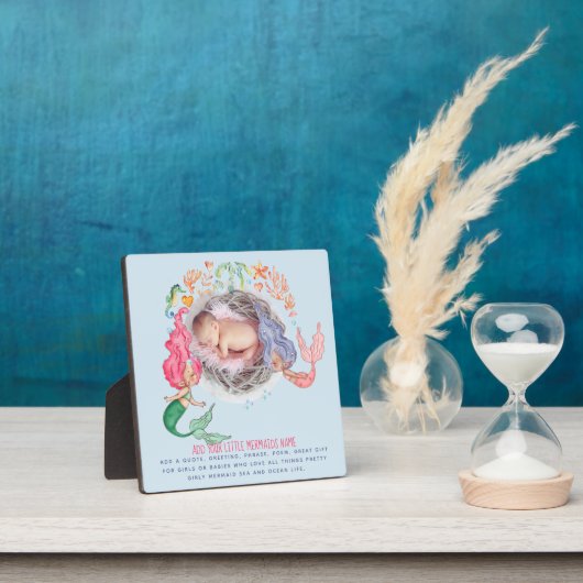 Mermaids PHOTO New Baby Fotoplaat (Insitu)