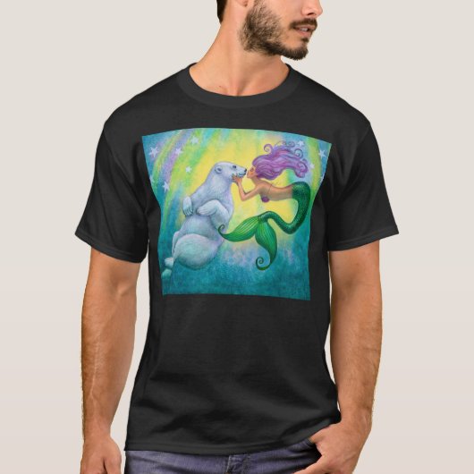 Mermaid's Polar Beer Kiss T-shirt (Voorkant)